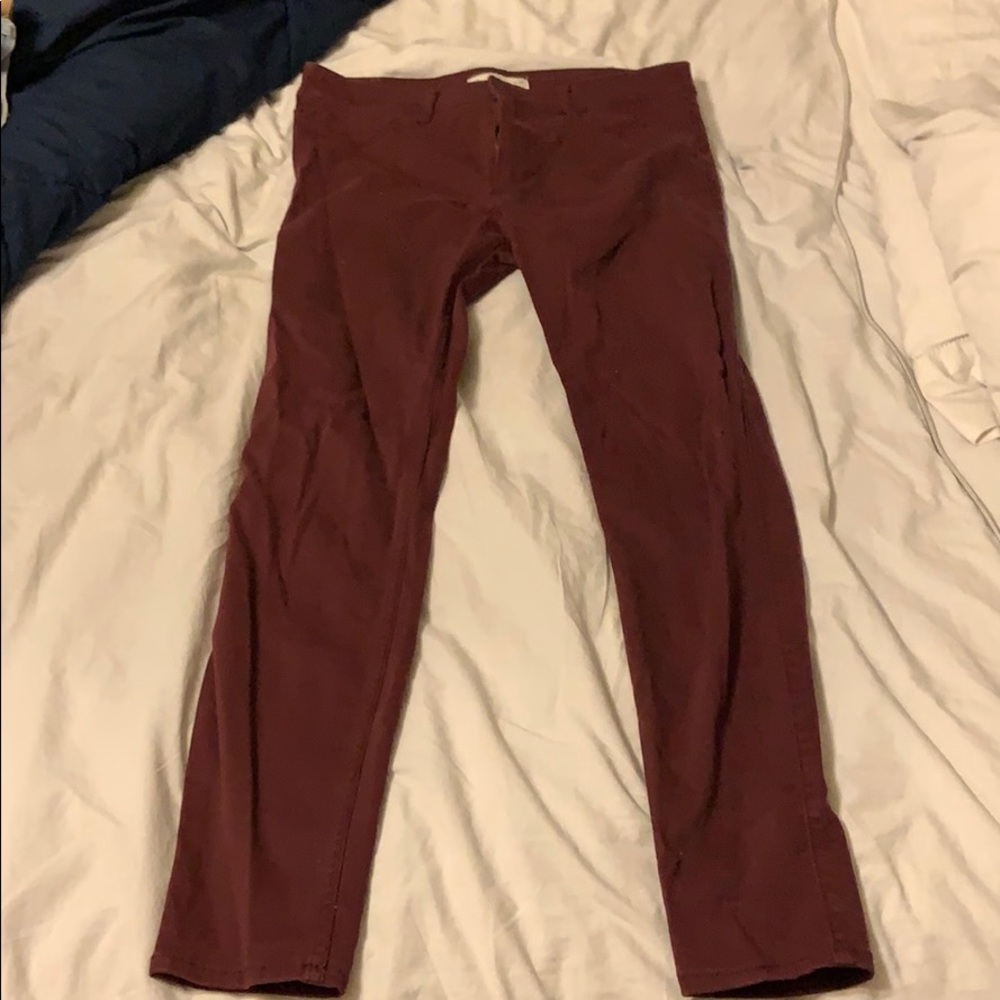 Maroon Jeggings